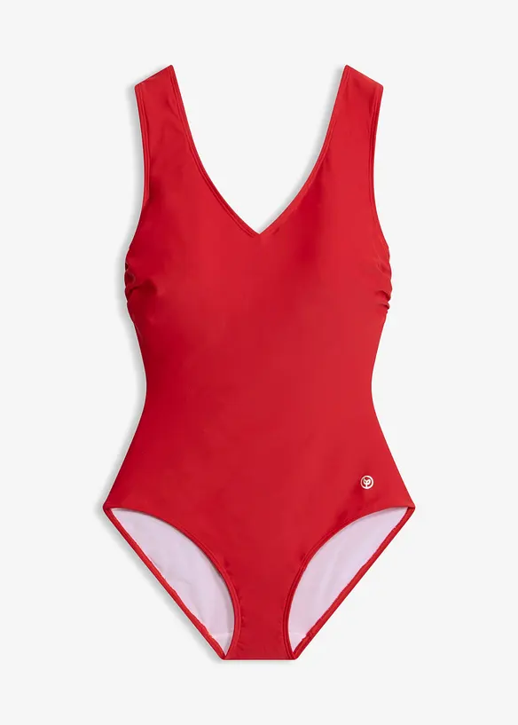 Medium shape badedrakt med V-hals, bonprix