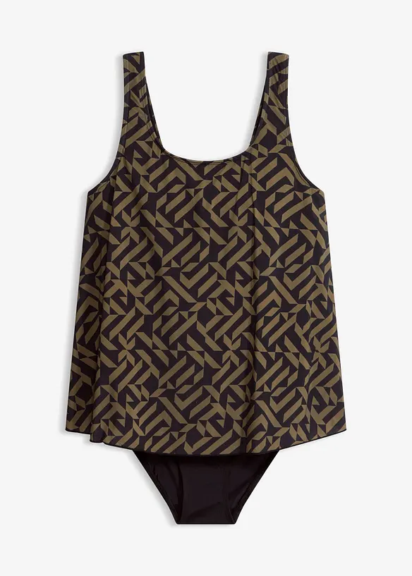 Badedrakt i tankini look, bonprix