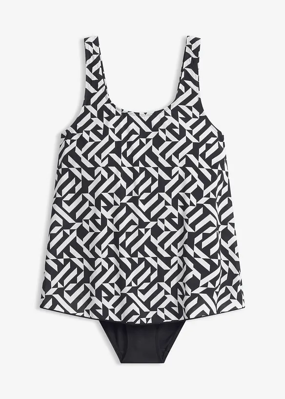 Badedrakt i tankini look, bonprix