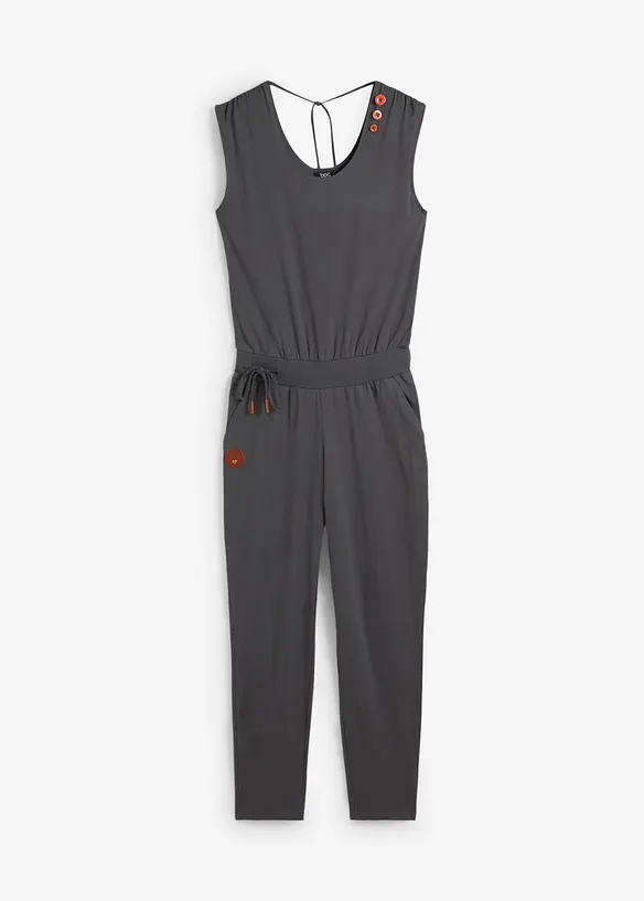 Trikot-jumpsuit av bomullsmiks, bonprix