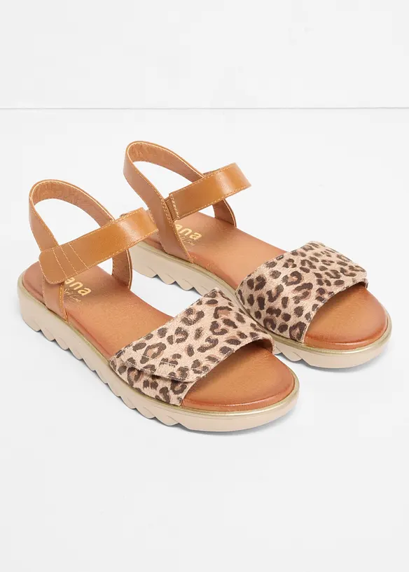 Komfort-sandaler fra Jana med behagelig bredde, Jana