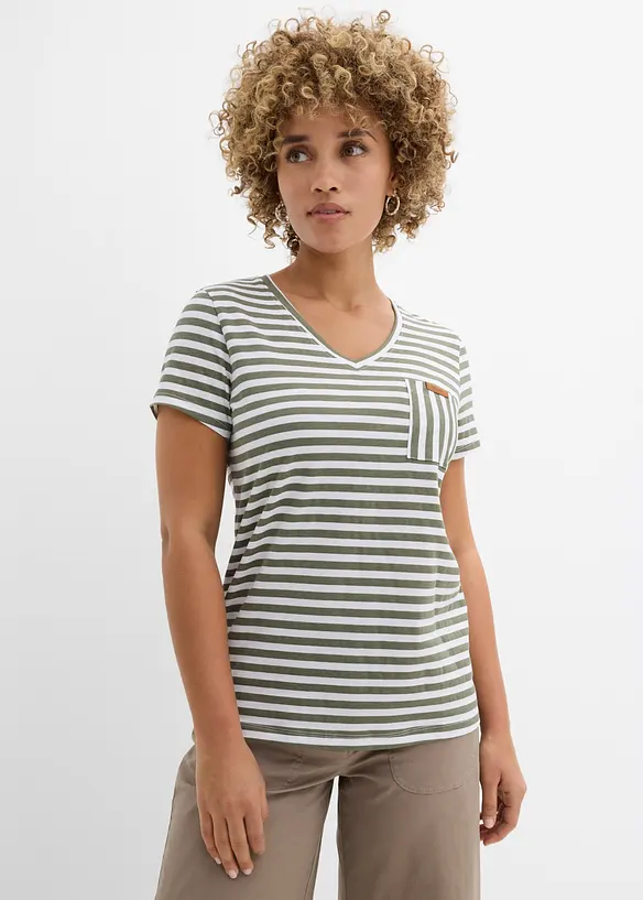 Stripete T-skjorte, bonprix