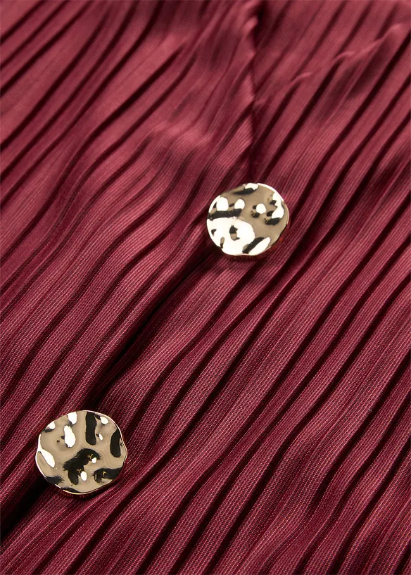 Topp i plissert materiale, bonprix