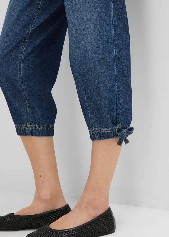 Barrel-jeans Mid Waist, cropped, bonprix