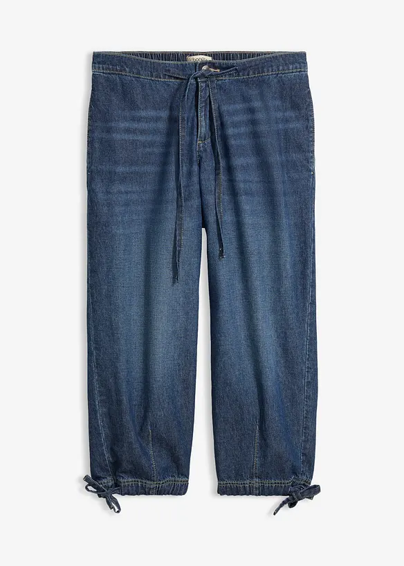 Barrel-jeans Mid Waist, cropped, bonprix