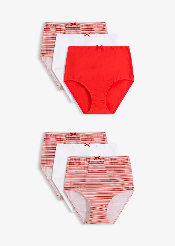 High Waist truse med myk bomull (6-pack), bonprix