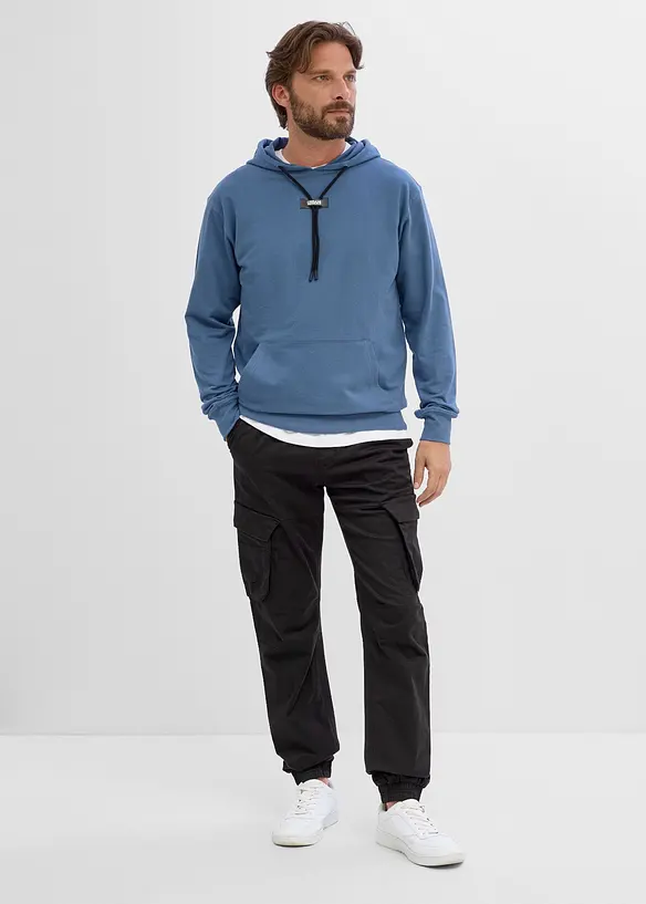 Regular Fit slip on-cargobukse, Straight, bonprix