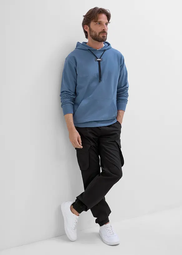 Regular Fit slip on-cargobukse, Straight, bonprix