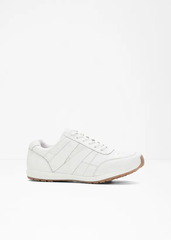 Sneakers i skinn, bonprix