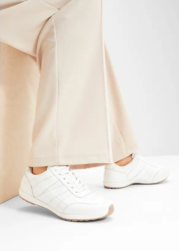 Sneakers i skinn, bonprix