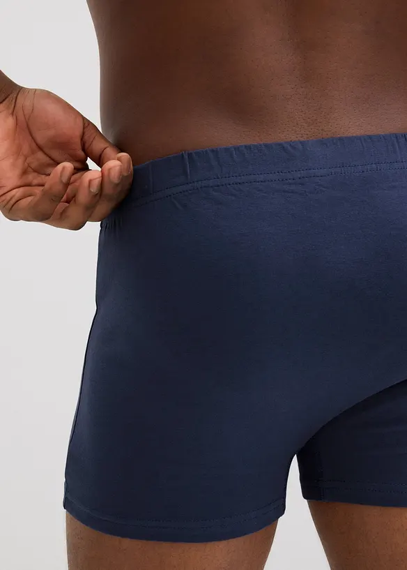 Ledig boxershorts i bomullsjersey (3-pack), bonprix
