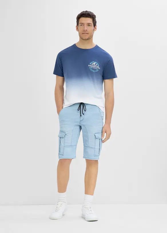Bermudashorts i sweat-denim, Regular Fit, bonprix