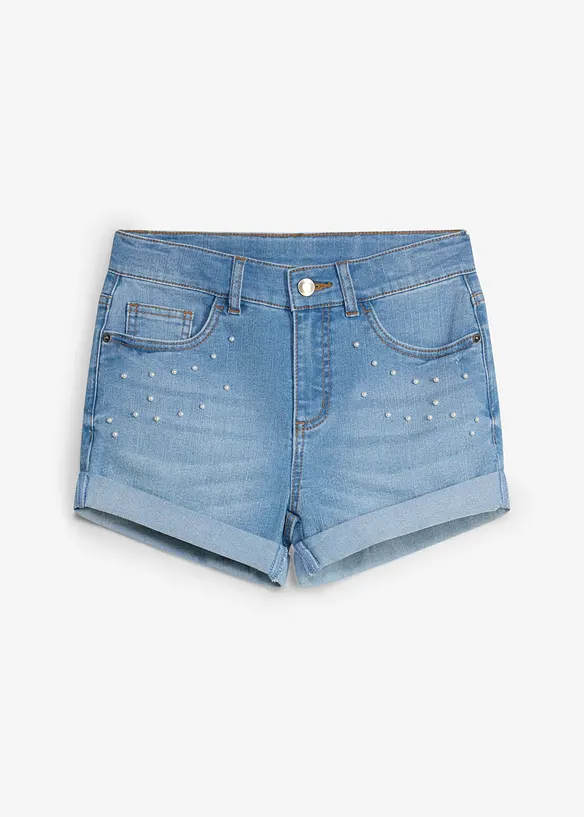 Denimshorts Mid Waist, bonprix