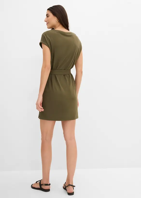Jerseykjole i 100% bomull, bonprix