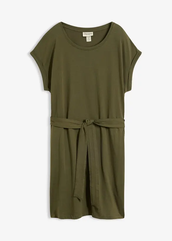 Jerseykjole i 100% bomull, bonprix