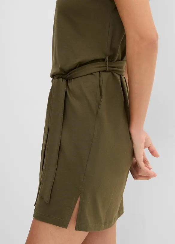 Jerseykjole i 100% bomull, bonprix