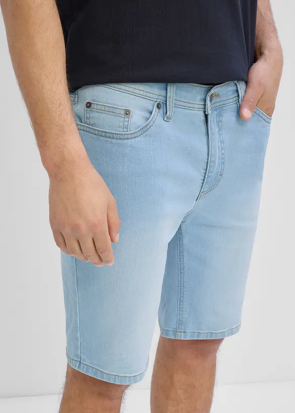 Bermudashorts i denim med stretch, Regular Fit (2-pack), bonprix
