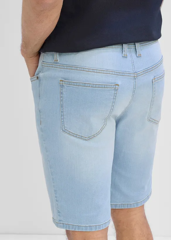 Bermudashorts i denim med stretch, Regular Fit (2-pack), bonprix