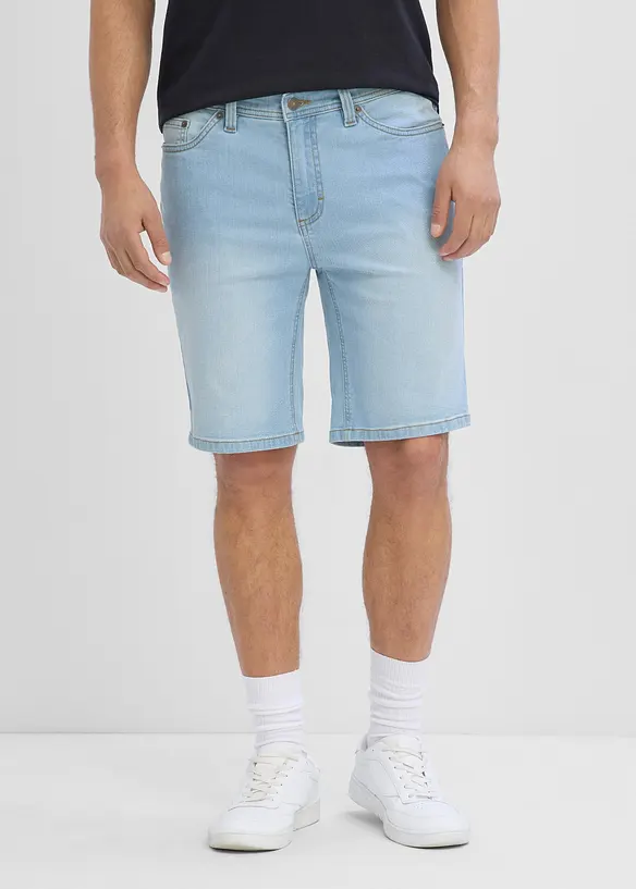Bermudashorts i denim med stretch, Regular Fit (2-pack), bonprix