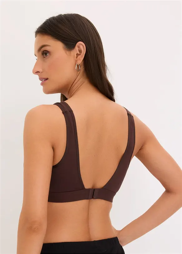 Amme-BH uten spiler med &oslash;kologisk bomull (2-pack), bonprix