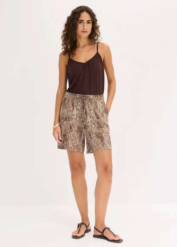 Jerseyshorts i myk viskosemiks, bonprix