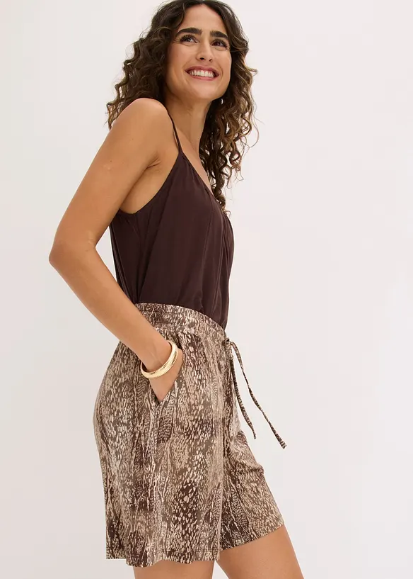 Jerseyshorts i myk viskosemiks, bonprix
