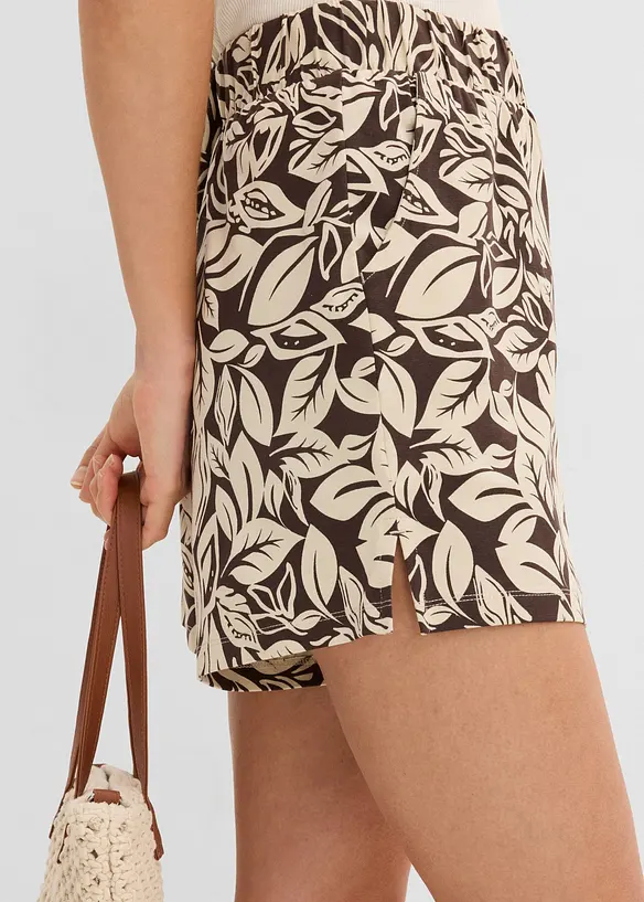 Jerseyshorts i elastisk bomullsmiks, bonprix