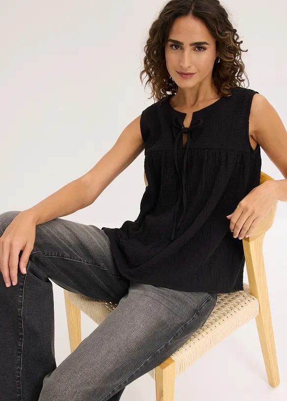 Musselinbluse, bonprix