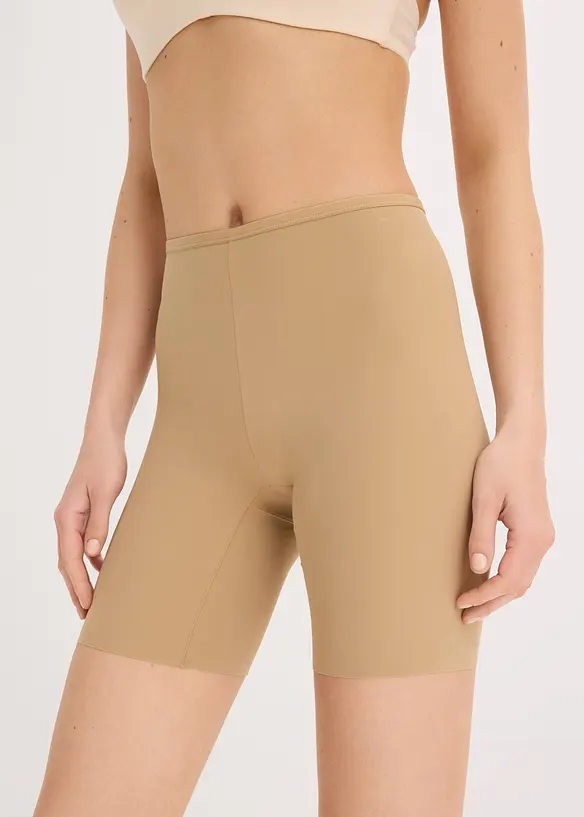 Sykkelshorts i kj&oslash;lende materiale med "anti gnisse"-effekt, bonprix