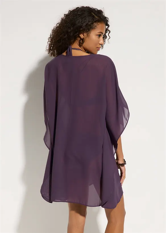 Strandtunika i lett chiffon, bonprix