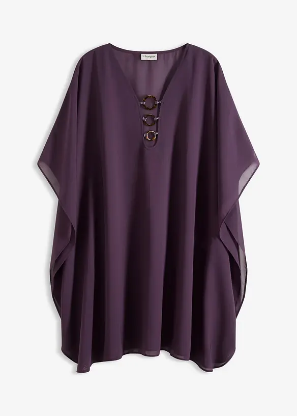 Strandtunika i lett chiffon, bonprix
