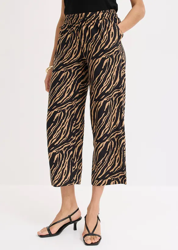 Pull on-bukse i viskose, bonprix