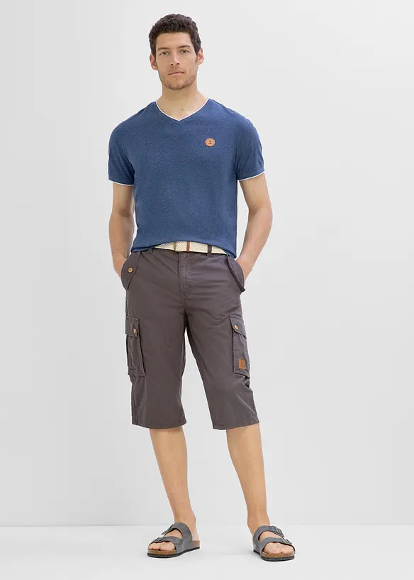 Cargo-bermudashorts i 100% bomull, Regular fit, bonprix