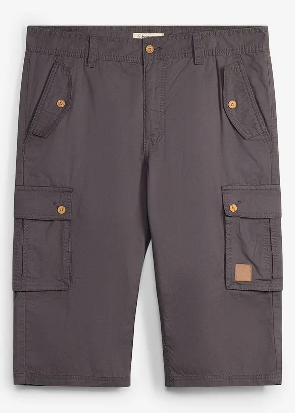 Cargo-bermudashorts i 100% bomull, Regular fit, bonprix