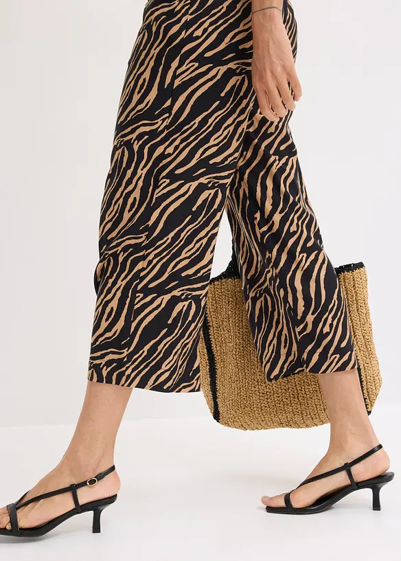 Pull on-bukse i viskose, bonprix
