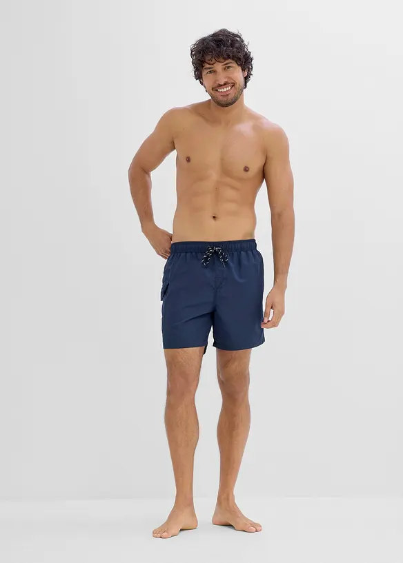 Badeshorts med cargolomme, bonprix