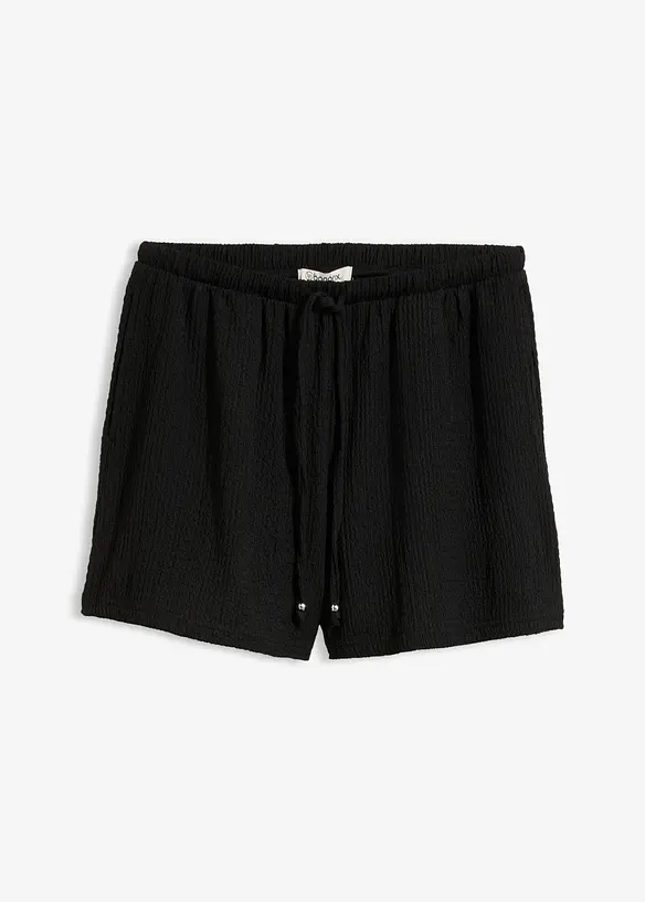 Pull on-shorts i strukturert krepp, bonprix