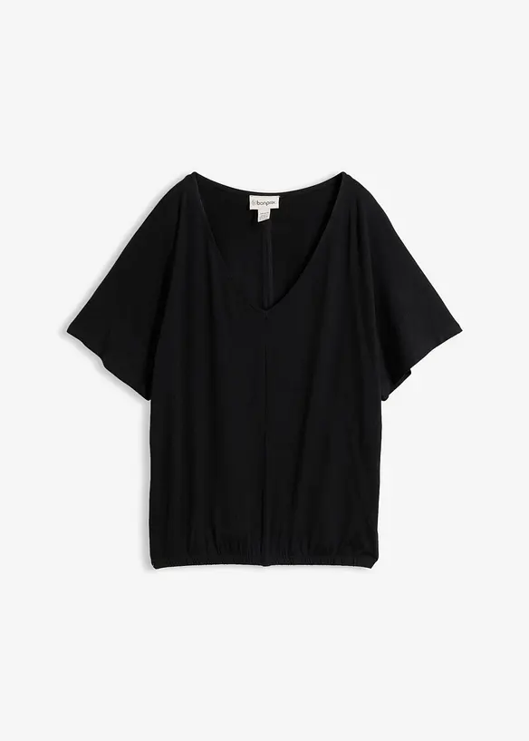 Oversized topp i myk viskosemiks, bonprix