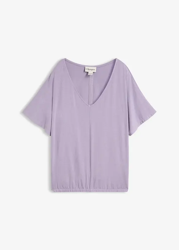 Oversized topp i myk viskosemiks, bonprix