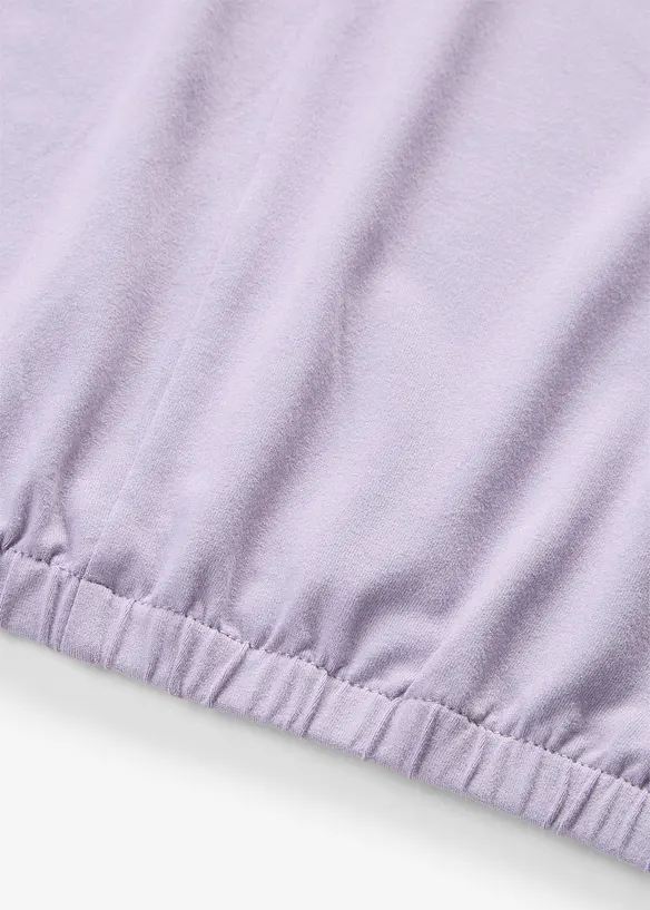 Oversized topp i myk viskosemiks, bonprix
