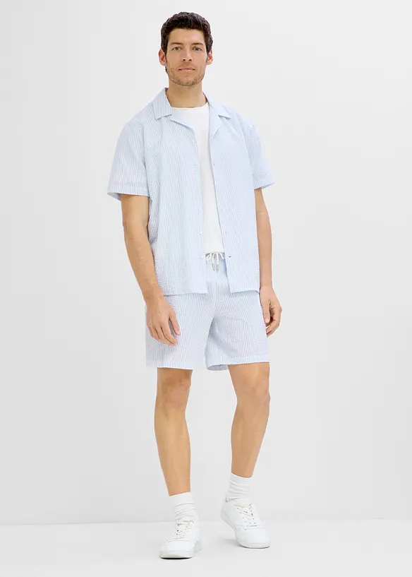 Pull on-shorts av viskose, bonprix