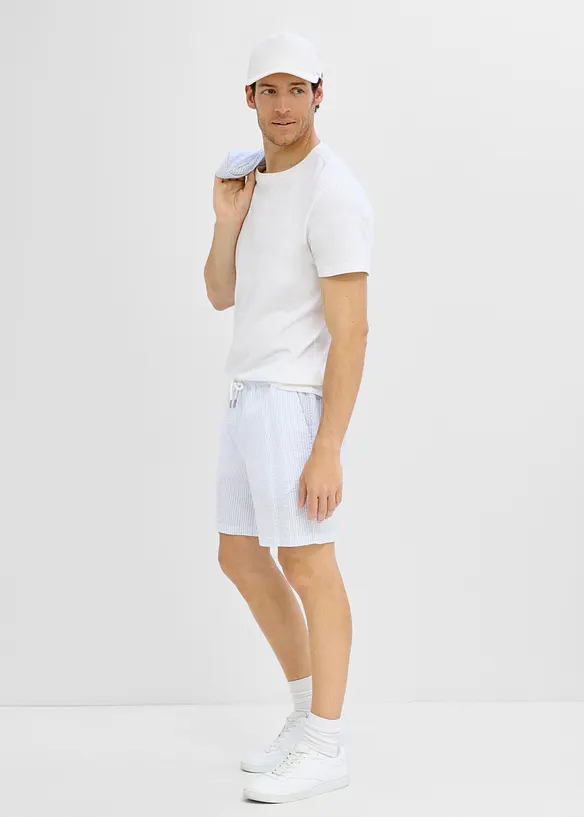 Pull on-shorts av viskose, bonprix