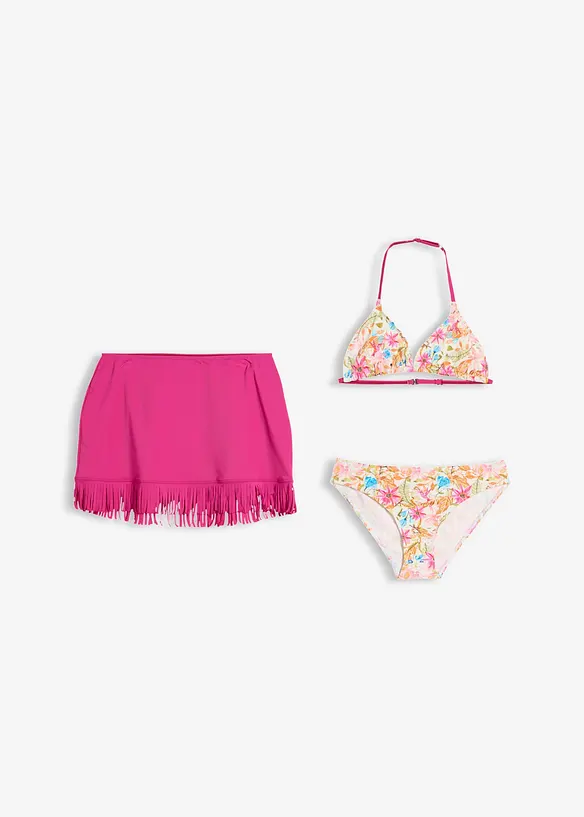 Bikini og skj&oslash;rt (3-delt sett), bonprix