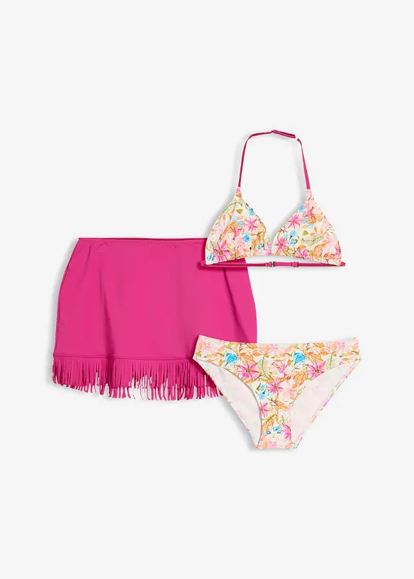 Bikini og skj&oslash;rt (3-delt sett), bonprix