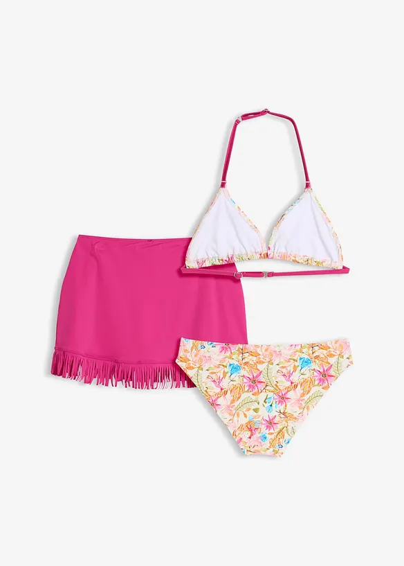 Bikini og skj&oslash;rt (3-delt sett), bonprix