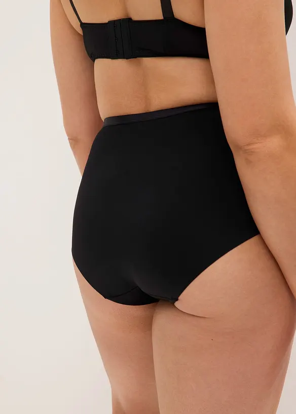 Light shape, lasersk&aring;ret truse med h&oslash;y midje (2-pack), bonprix