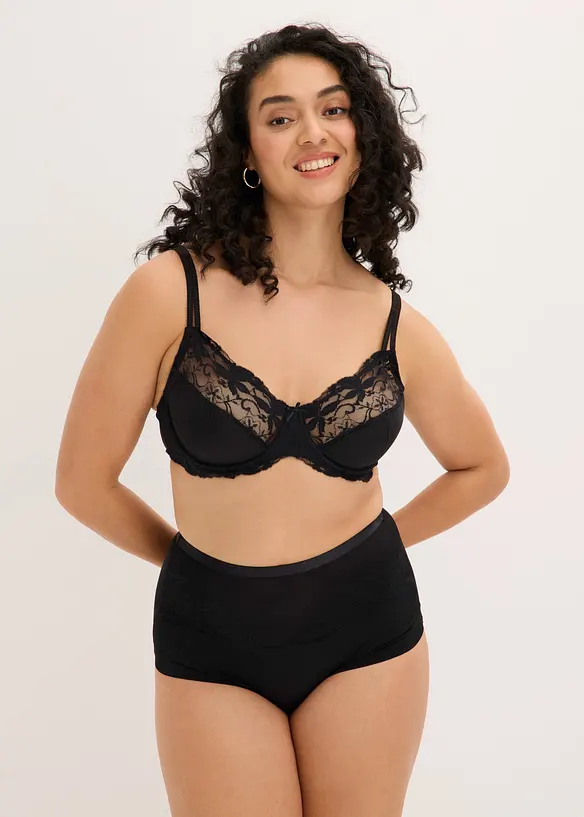 Light shape, lasersk&aring;ret truse med h&oslash;y midje (2-pack), bonprix