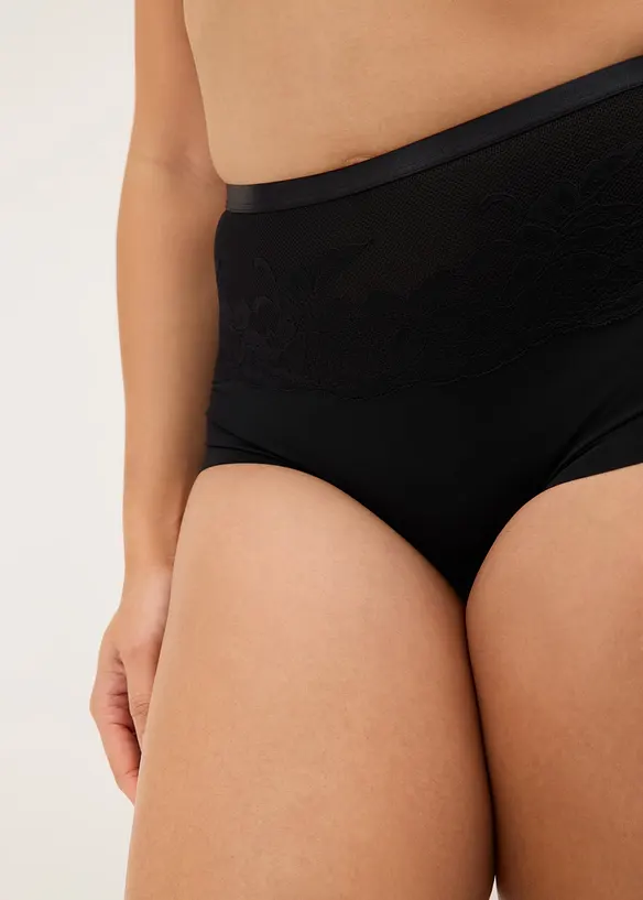 Light shape, lasersk&aring;ret truse med h&oslash;y midje (2-pack), bonprix