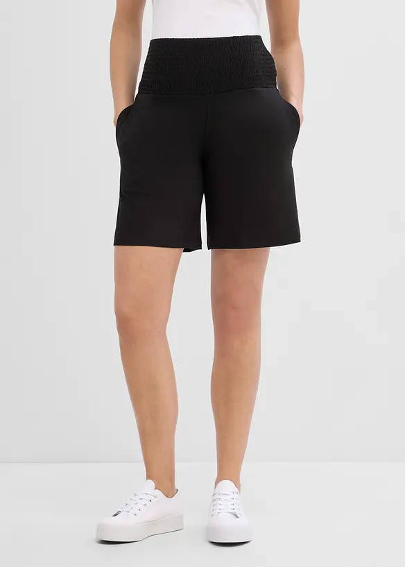 Mama shorts i lett jersey (2-pack), bonprix