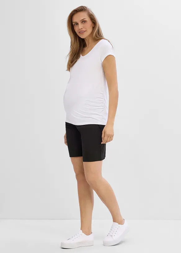 Mama shorts i lett jersey (2-pack), bonprix